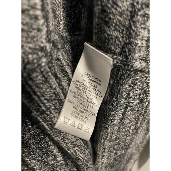 Logo Lori Goldstein Womens Sweater Size XL Gray Cashmere Blend Minimalist Modern - Picture 4 of 7